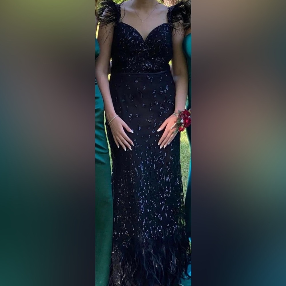 Elegant Black Prom Dress